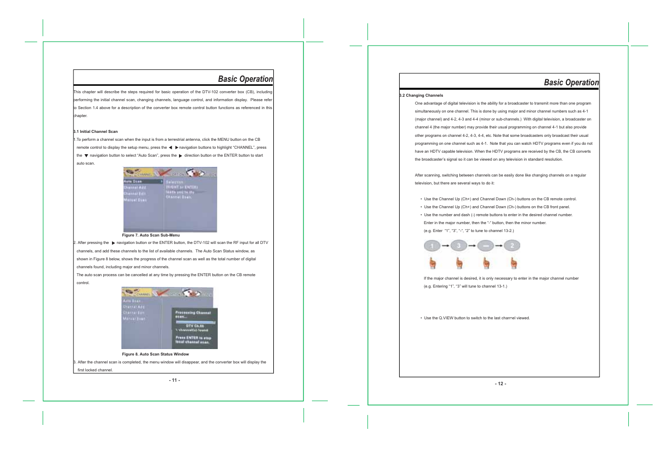 Basic operation | COBY electronic DTV-102 User Manual | Page 7 / 18