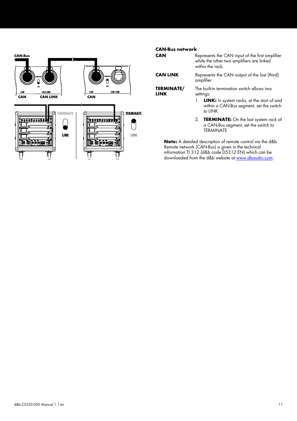 d&b D80 Touring rack NEMA L21-30 User Manual | Page 11 / 15