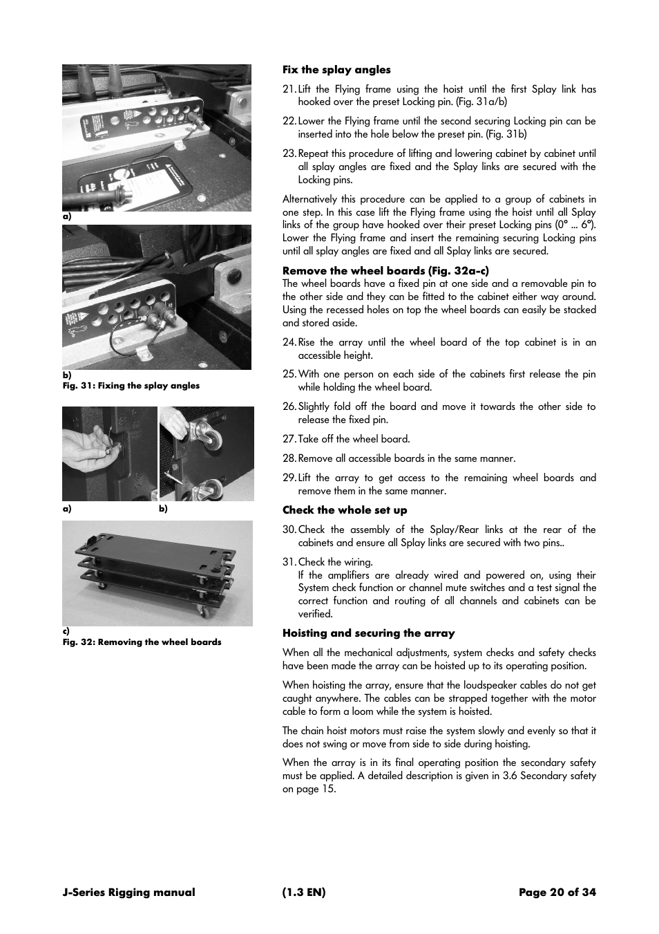 d&b J-Series User Manual | Page 20 / 34