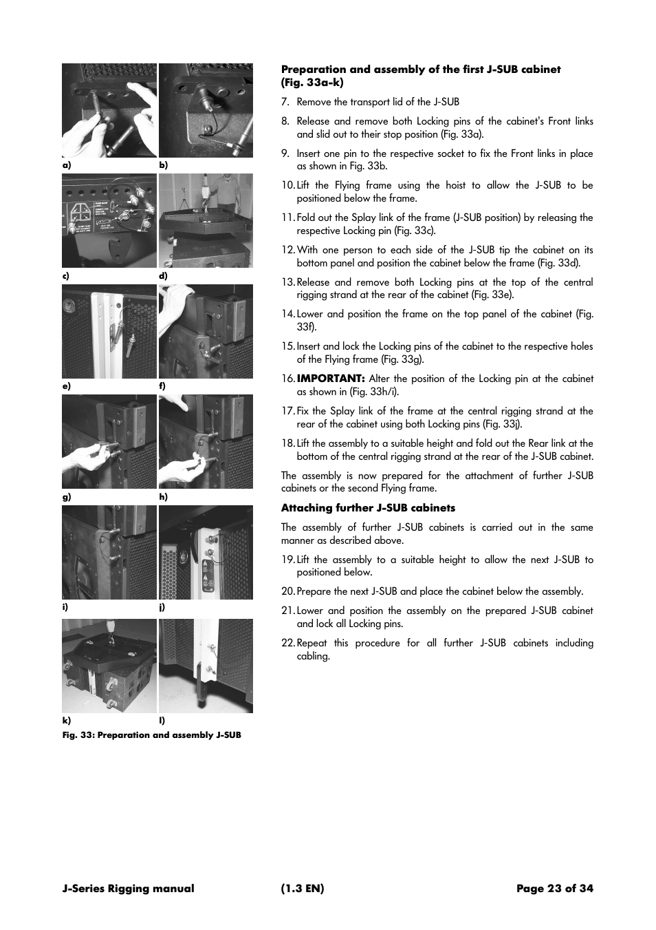 d&b J-Series User Manual | Page 23 / 34