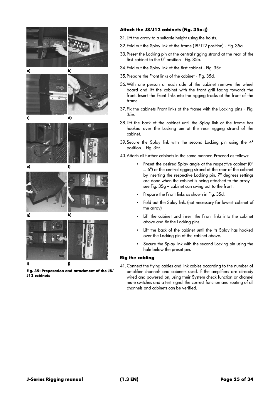 d&b J-Series User Manual | Page 25 / 34