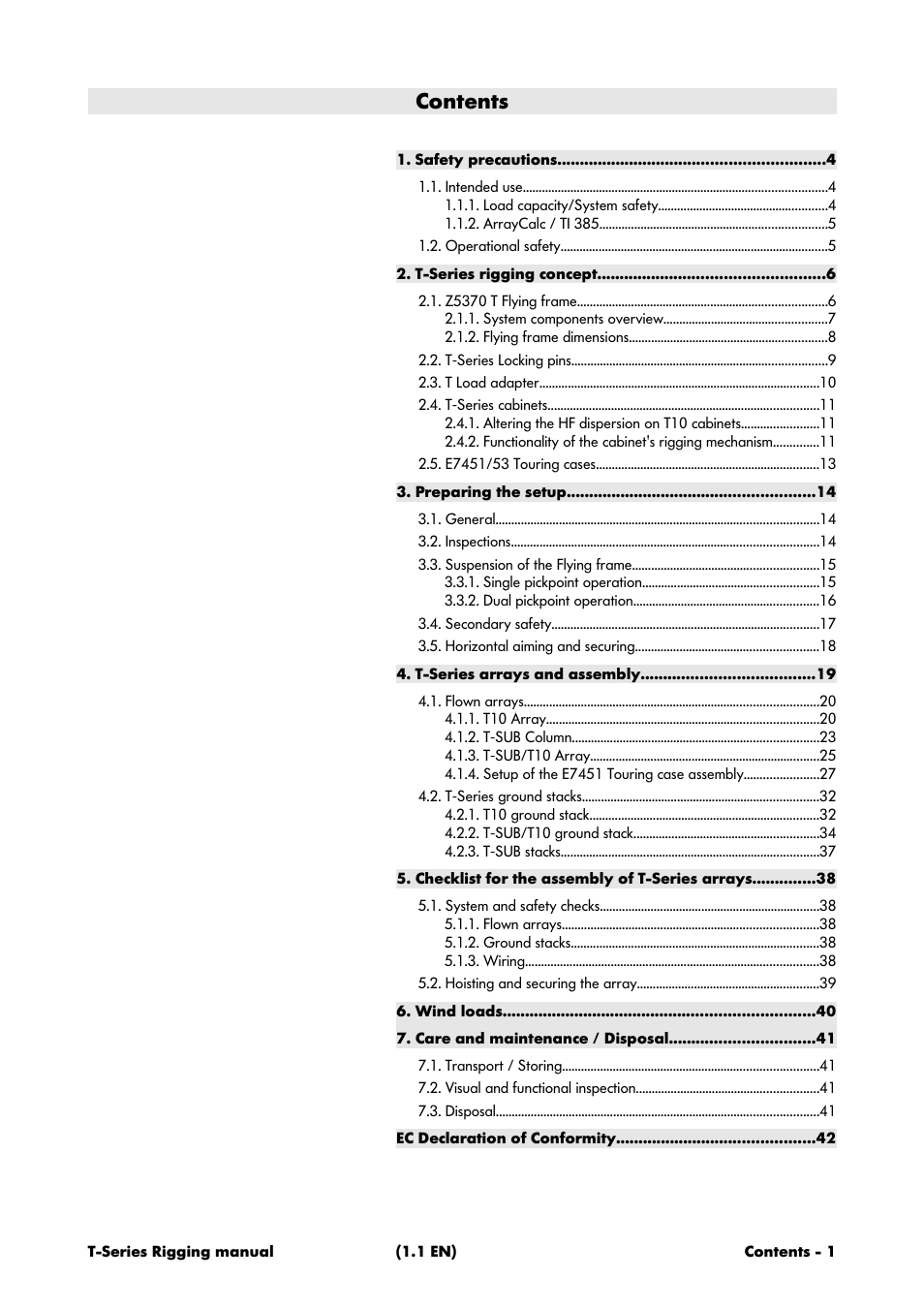 d&b T-Series User Manual | Page 3 / 44