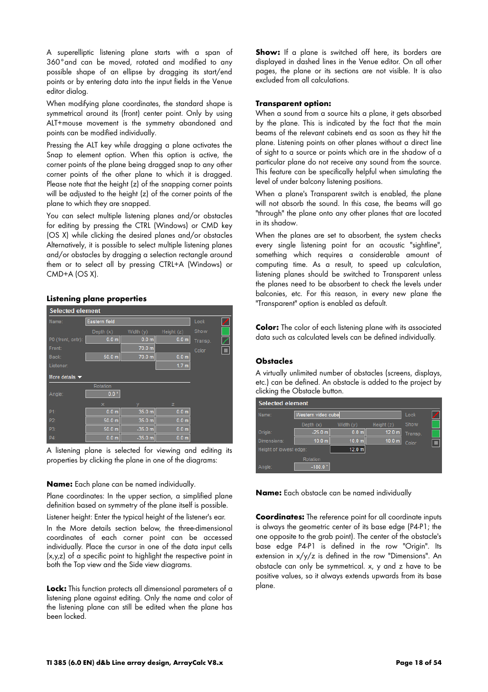 d&b TI 385 d&b Line array design User Manual | Page 18 / 54