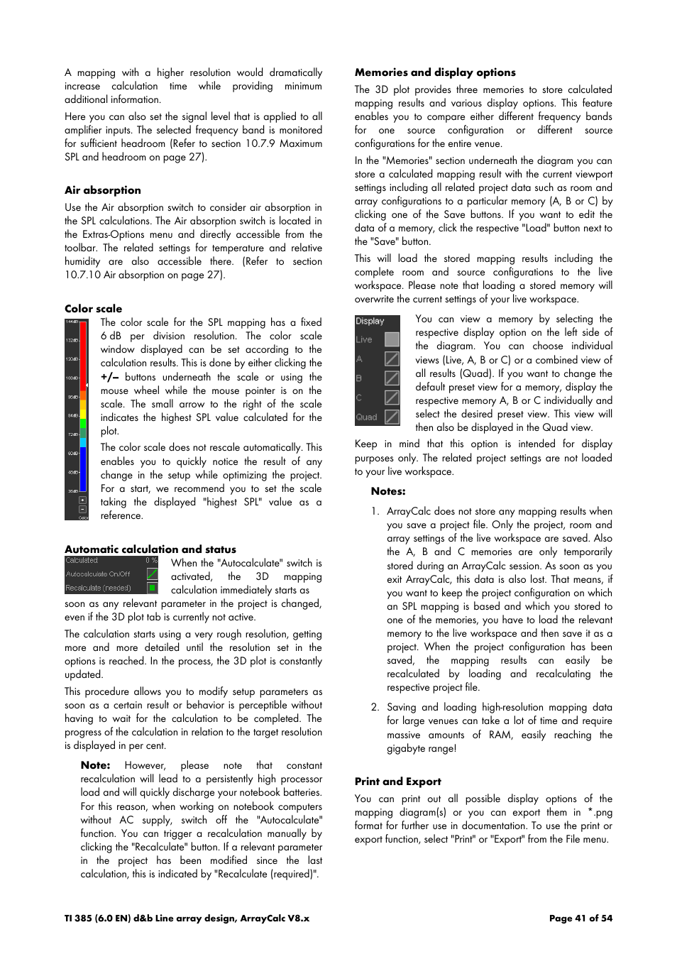 d&b TI 385 d&b Line array design User Manual | Page 41 / 54