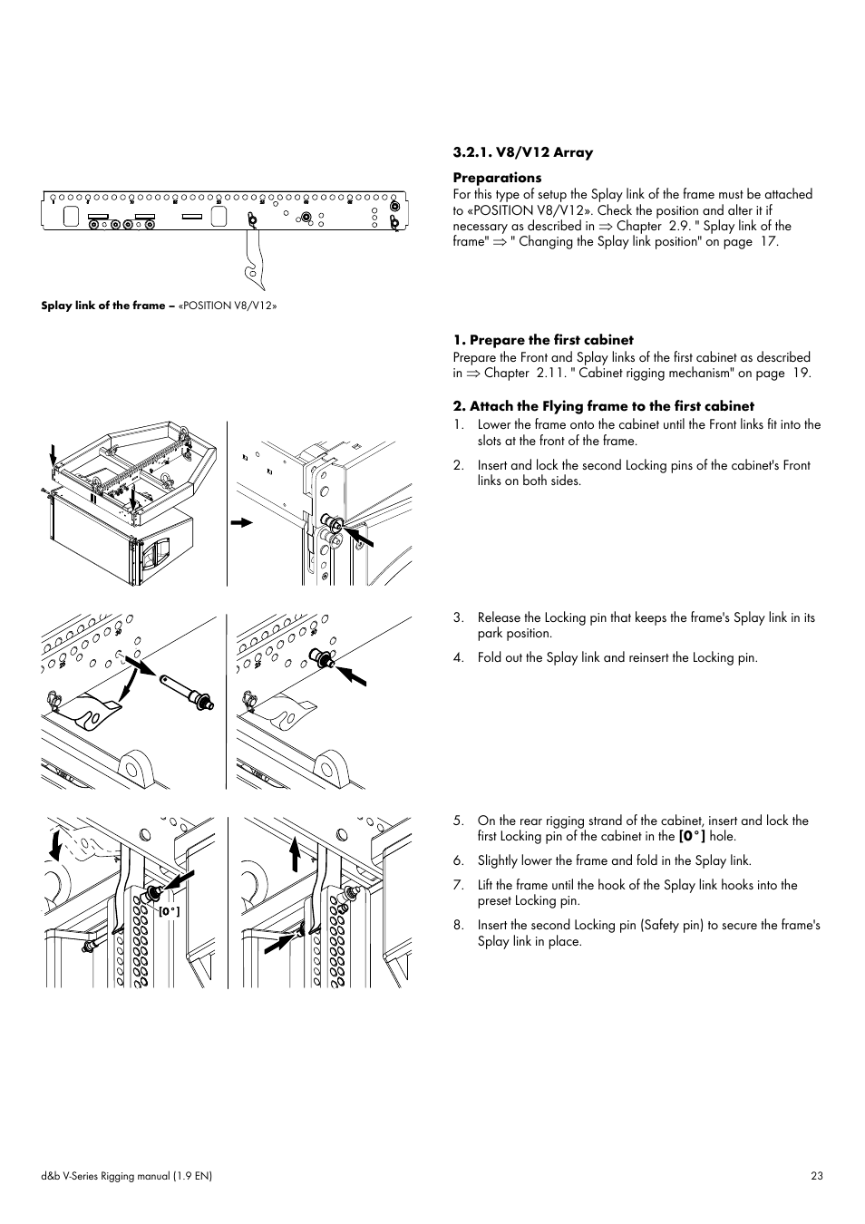 V8/v12 array | d&b V-Series User Manual | Page 23 / 46