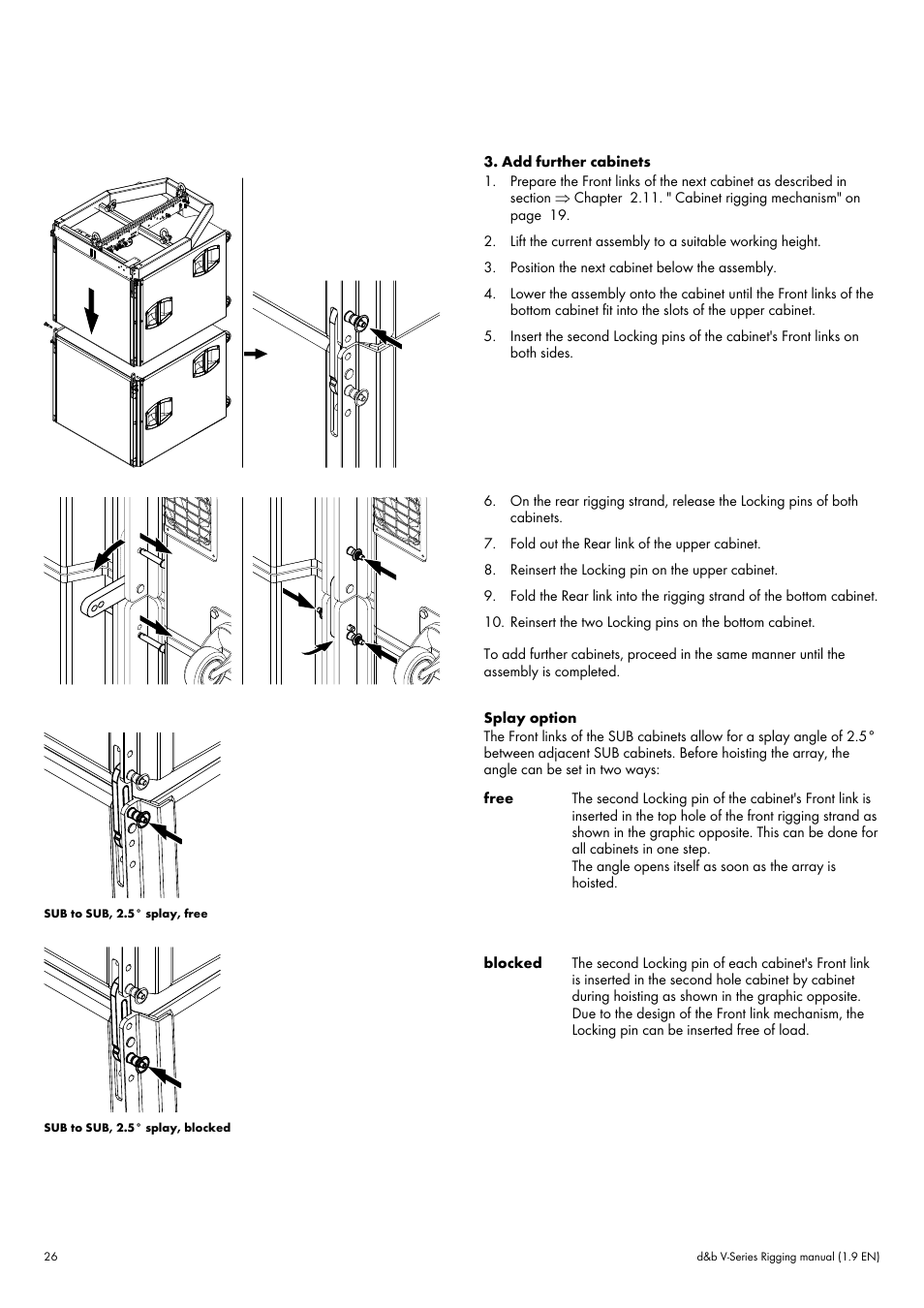 d&b V-Series User Manual | Page 26 / 46