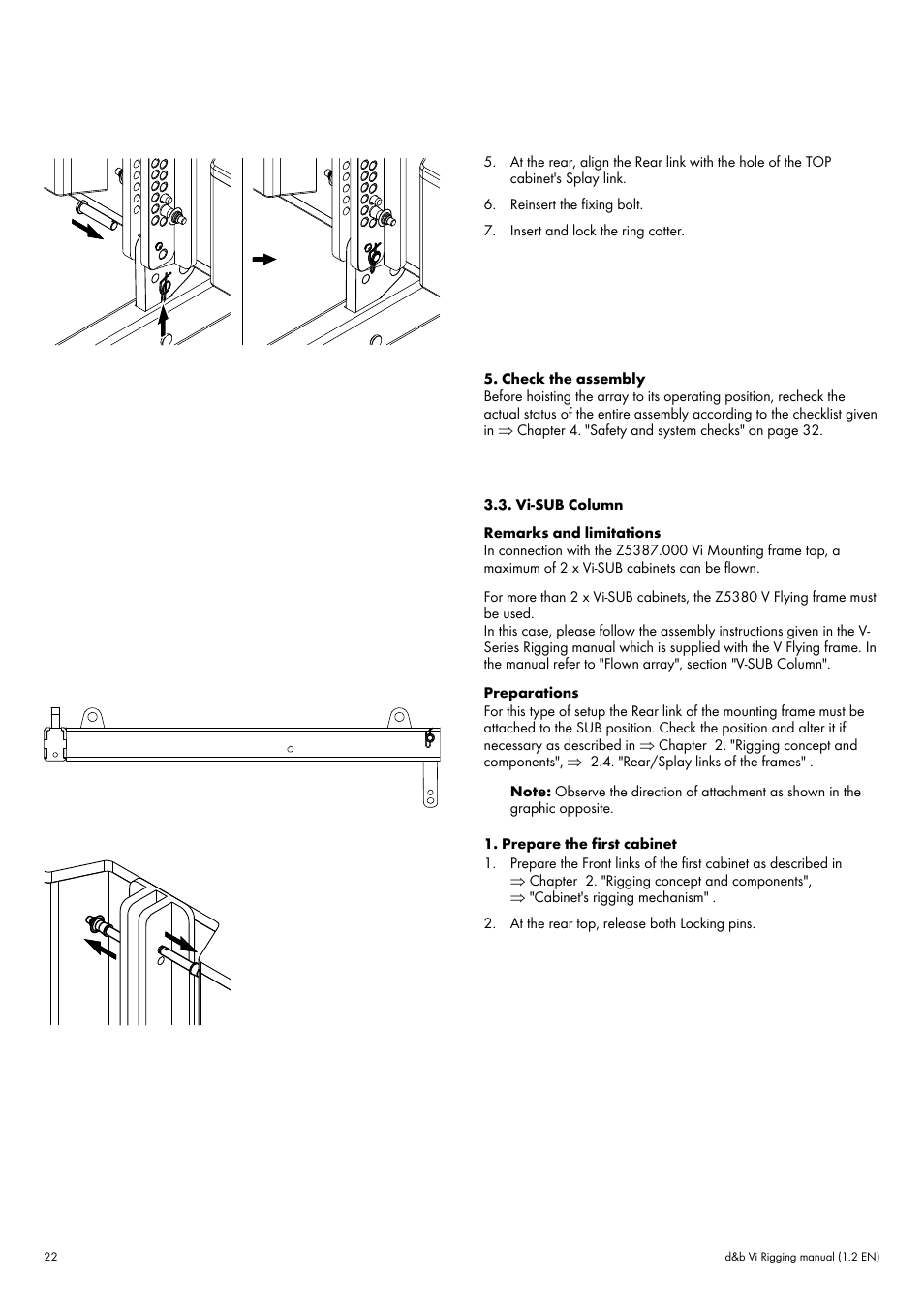 Vi-sub column | d&b Vi User Manual | Page 22 / 37