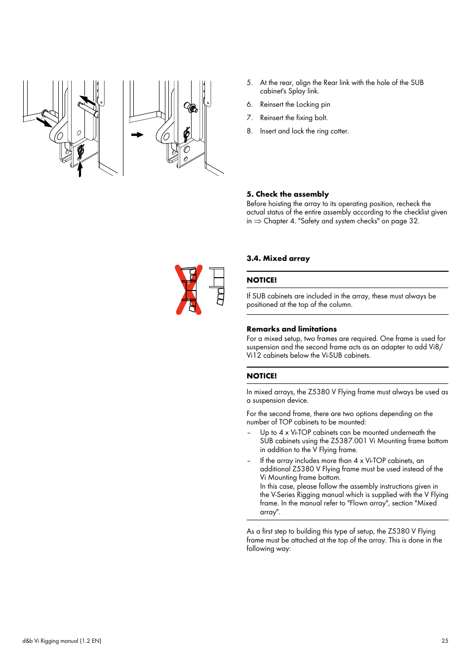 Mixed array | d&b Vi User Manual | Page 25 / 37