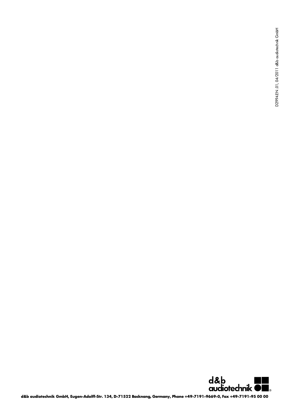 d&b Z5371 T Flying bracket User Manual | Page 8 / 8