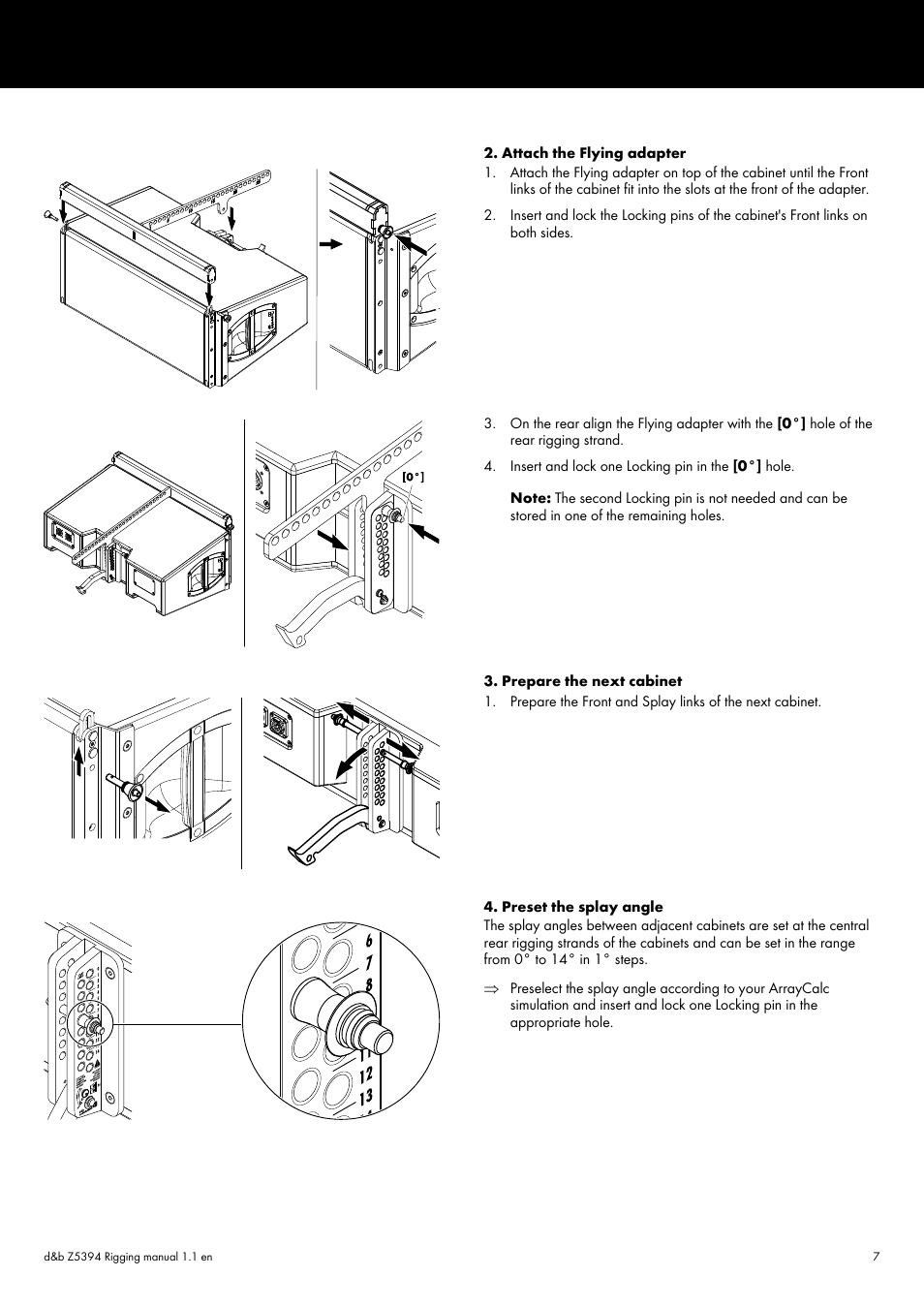 d&b Z5394 Y Flying adapter User Manual | Page 7 / 13