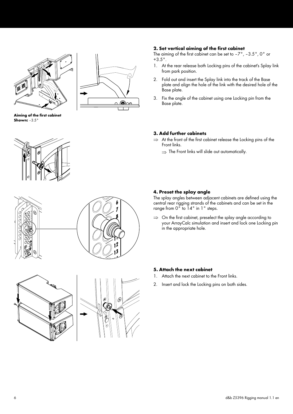 d&b Z5396 Y Base plate User Manual | Page 6 / 10