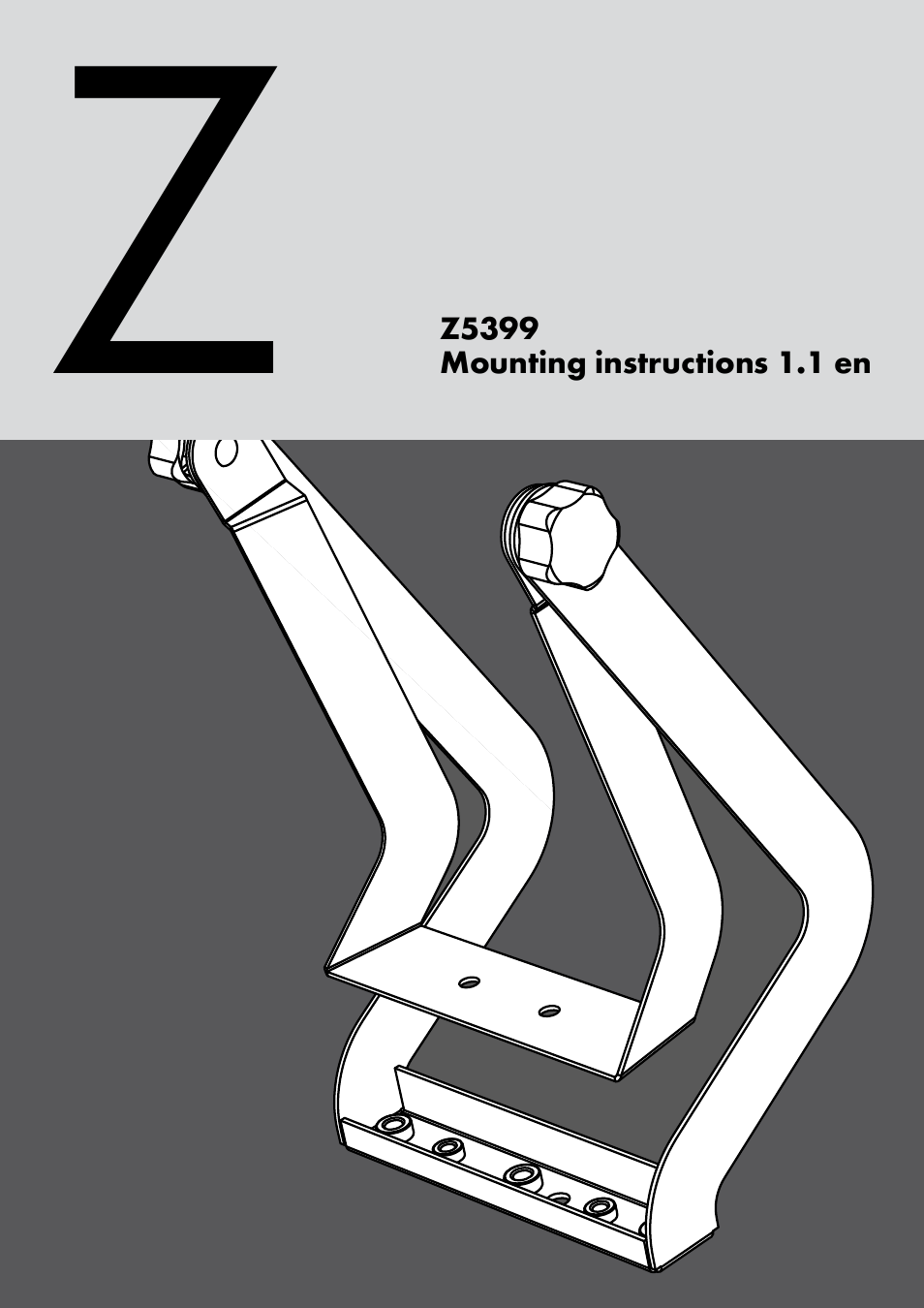 d&b Z5399 YiP Mouting bracket User Manual | 8 pages