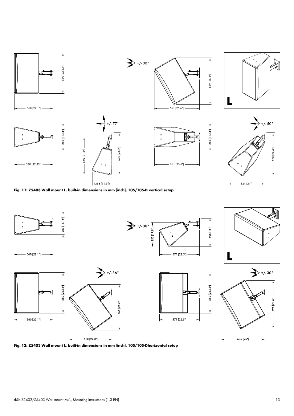 d&b Z5402 Wall mount User Manual | Page 13 / 17