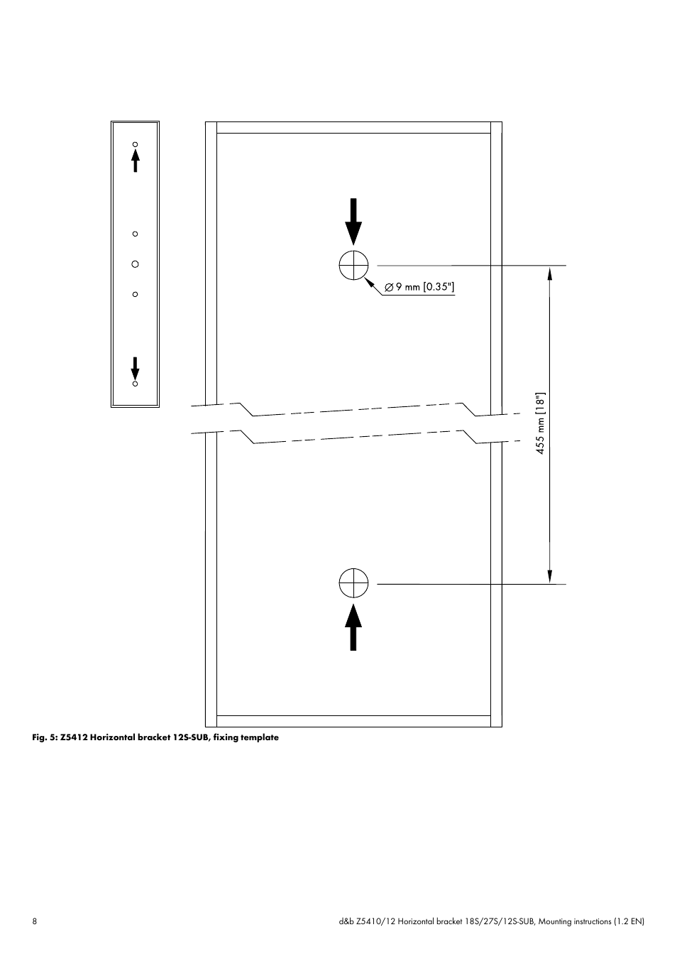 d&b Z5410 Hor. bracket 12 18 27S-SUB User Manual | Page 8 / 12