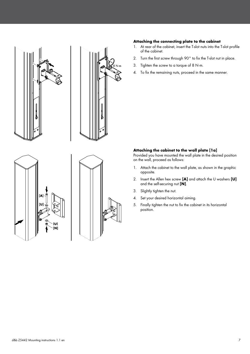 d&b Z5442 User Manual | Page 7 / 11