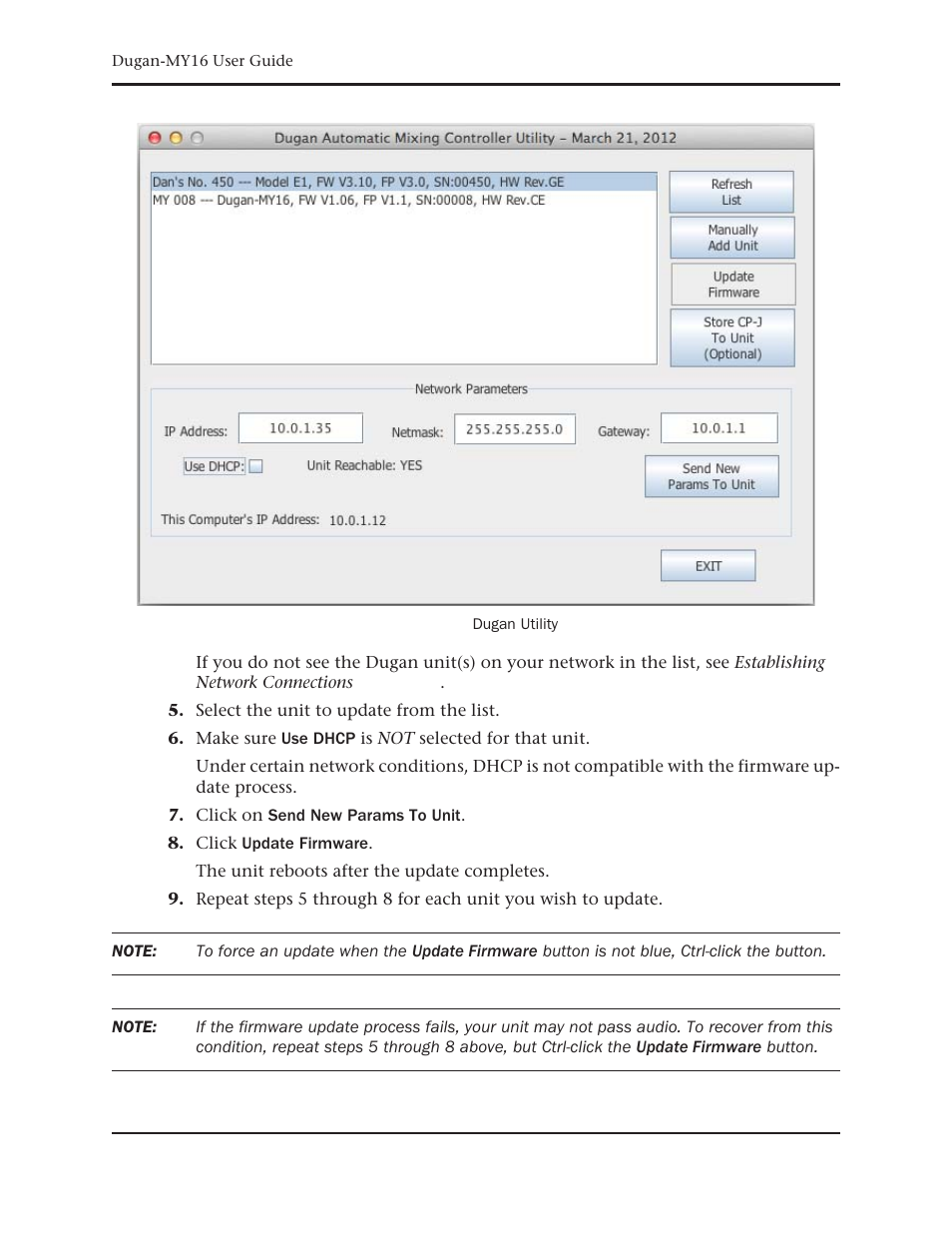 Dan Dugan Sound Design Dugan-MY16 User Manual | Page 42 / 44