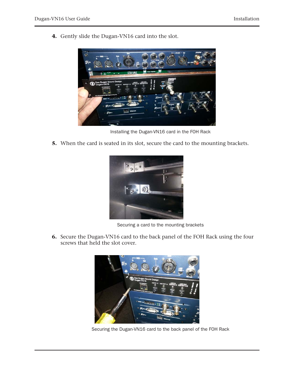 Dan Dugan Sound Design Dugan-VN16 User Manual | Page 25 / 64