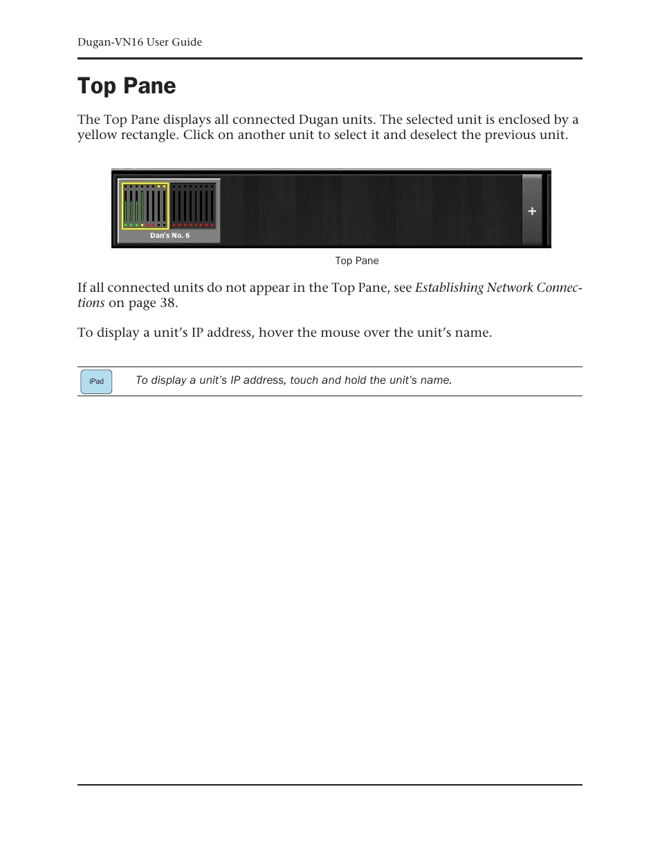 Top pane | Dan Dugan Sound Design Dugan-VN16 User Manual | Page 46 / 64