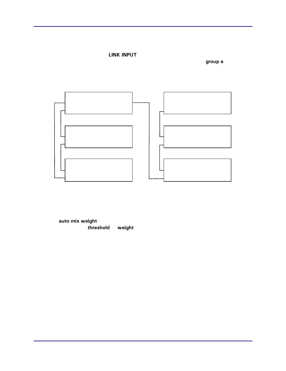 3 legacy linking to the analog models d and d-1, 4 level matching linked analog controllers, Legacy linking to the analog models d and d-1 | Level matching linked analog controllers | Dan Dugan Sound Design D-3 User Manual | Page 24 / 58