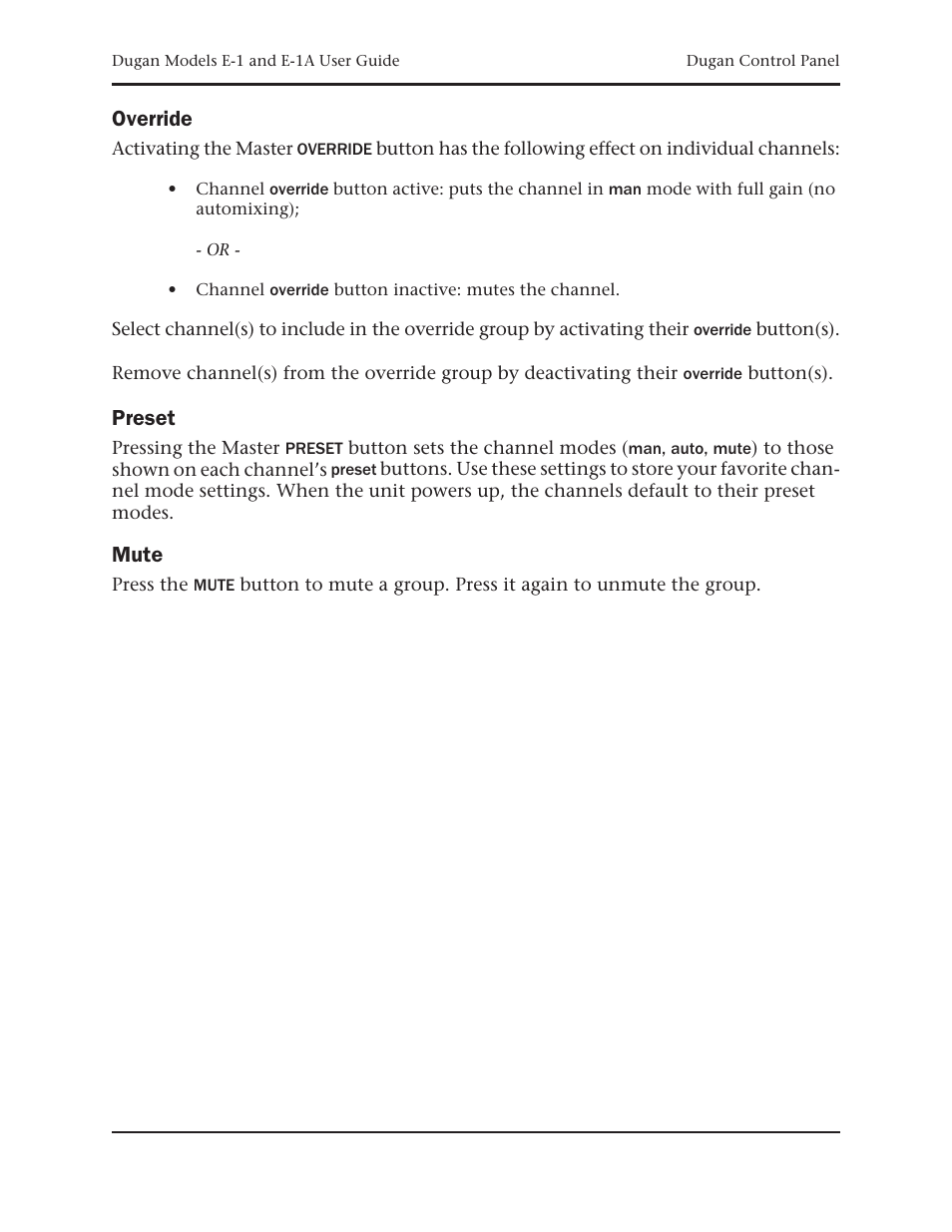 Dan Dugan Sound Design E-1 User Manual | Page 41 / 52