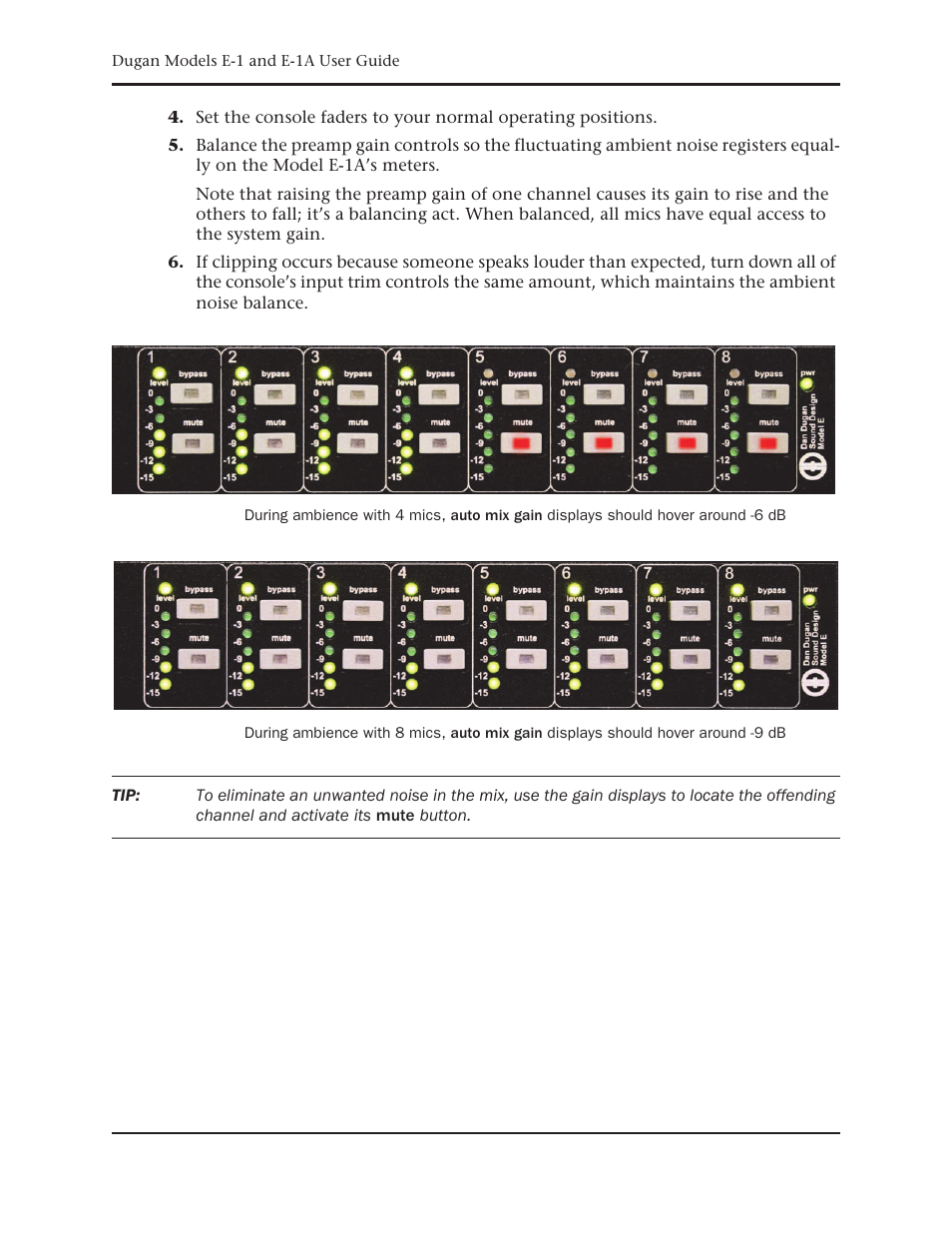 Dan Dugan Sound Design E-1 User Manual | Page 44 / 52