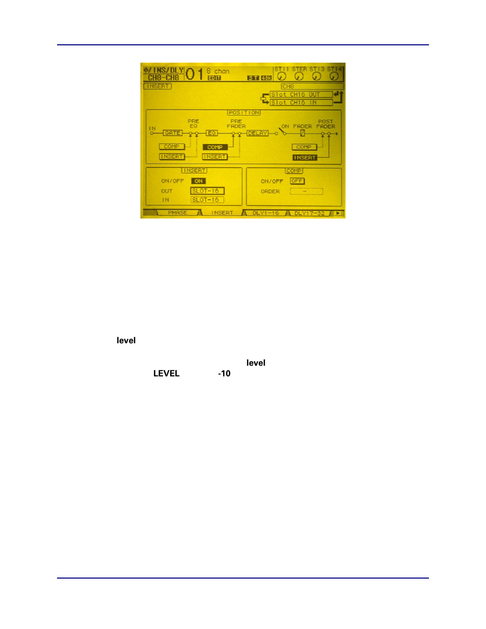 3 setting levels, 1 analog, Setting levels | Analog | Dan Dugan Sound Design E User Manual | Page 16 / 48