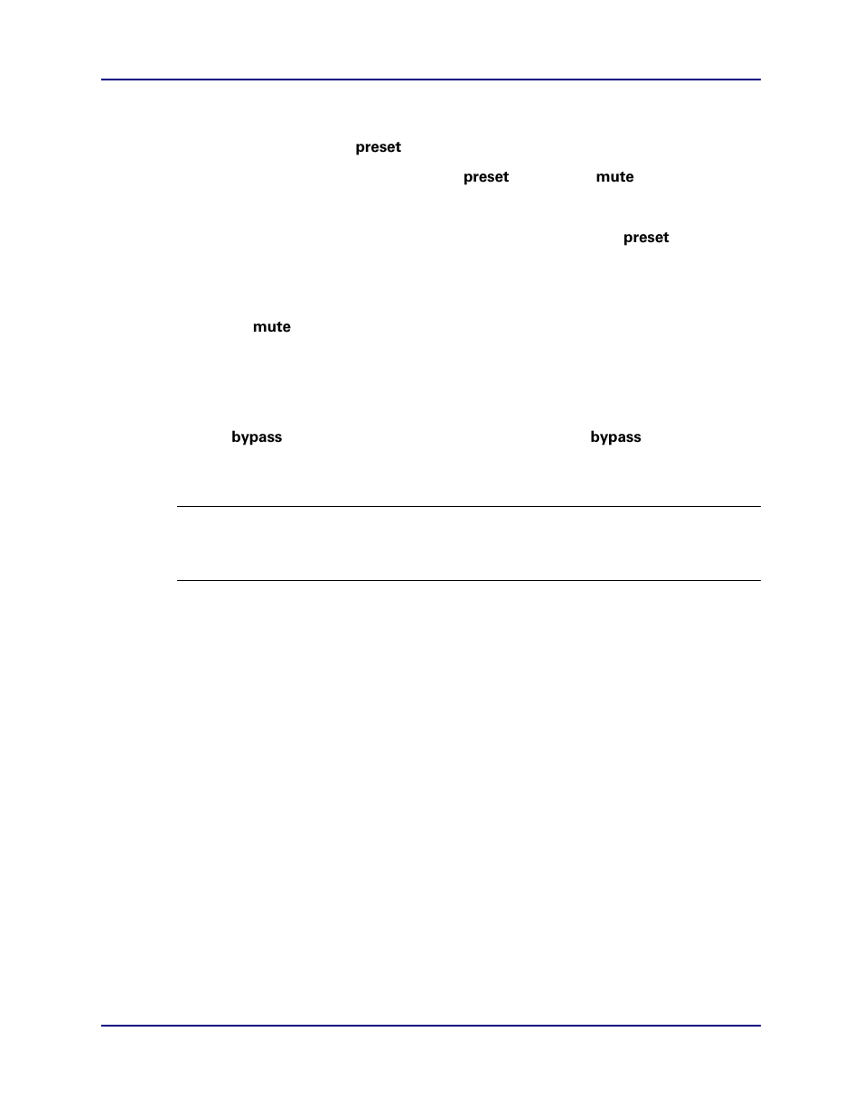 Mute, Bypass mode | Dan Dugan Sound Design E User Manual | Page 32 / 48