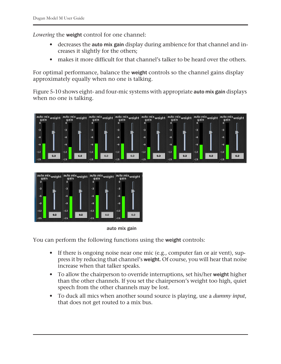 Dan Dugan Sound Design M User Manual | Page 36 / 62