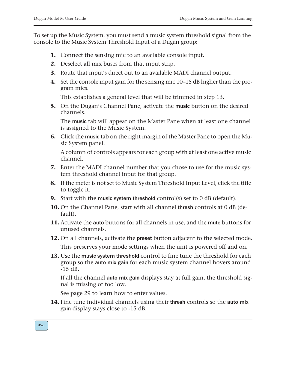 Dan Dugan Sound Design M User Manual | Page 47 / 62