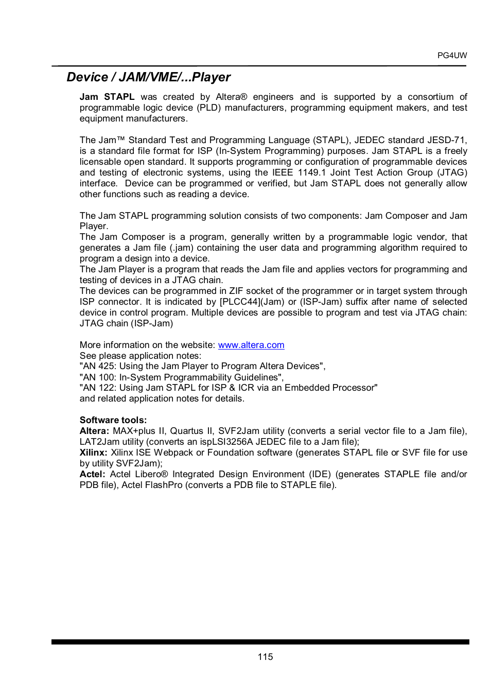 Device / jam/vme/...player | Dataman 40Pro User Manual | Page 115 / 174