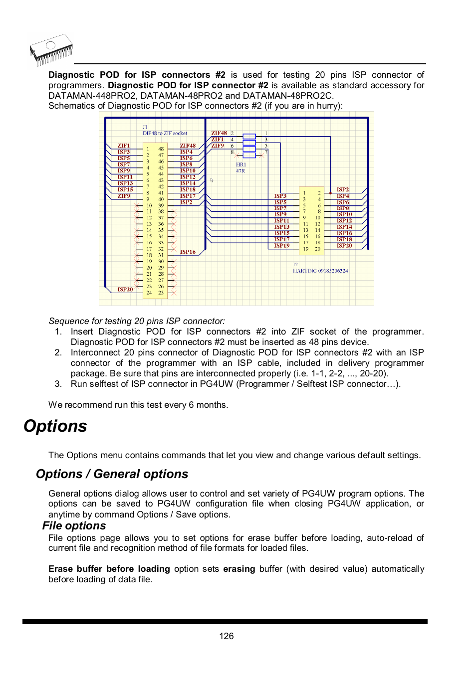 Options, Options / general options | Dataman 40Pro User Manual | Page 126 / 174