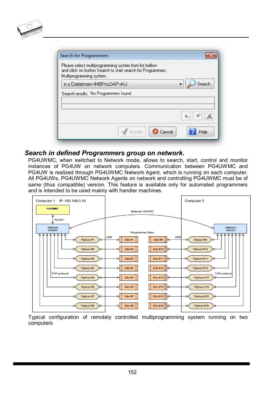 Search in defined programmers group on network | Dataman 40Pro User Manual | Page 152 / 174