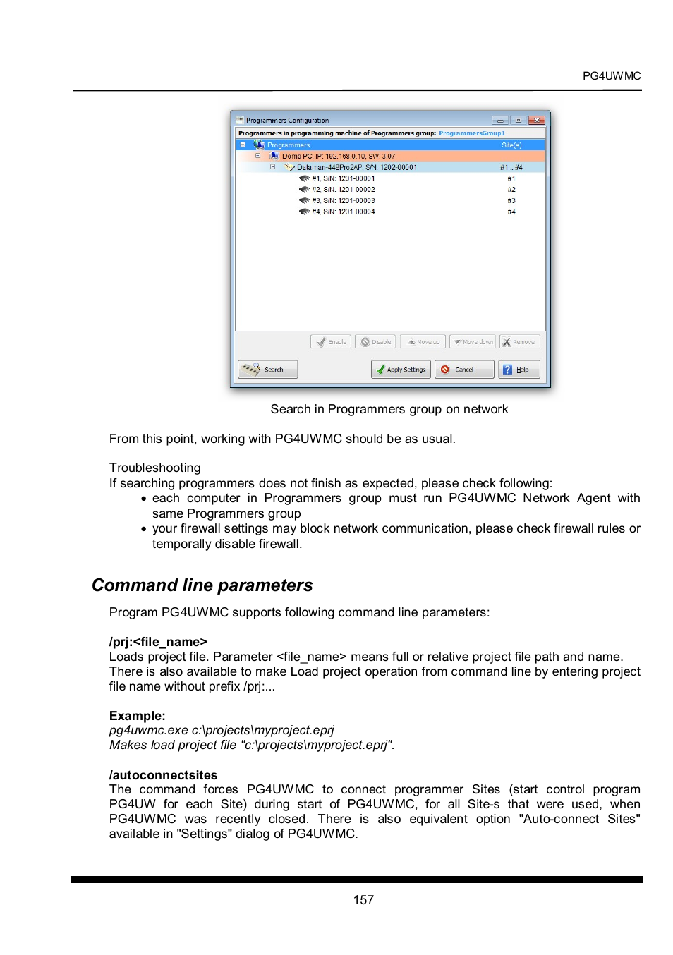 Command line parameters | Dataman 40Pro User Manual | Page 157 / 174