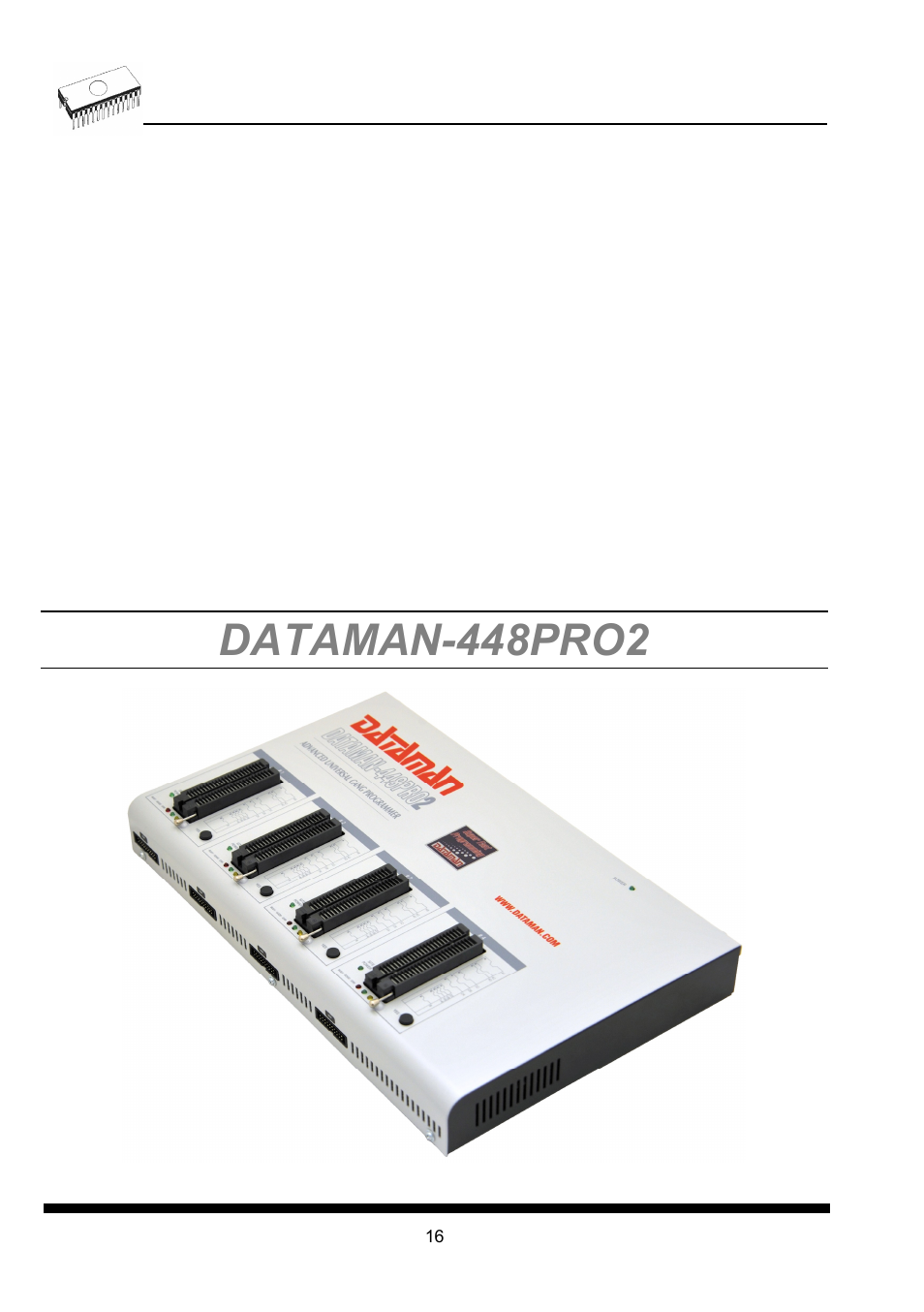 Dataman448pro2, Dataman-448pro2 | Dataman 40Pro User Manual | Page 16 / 174