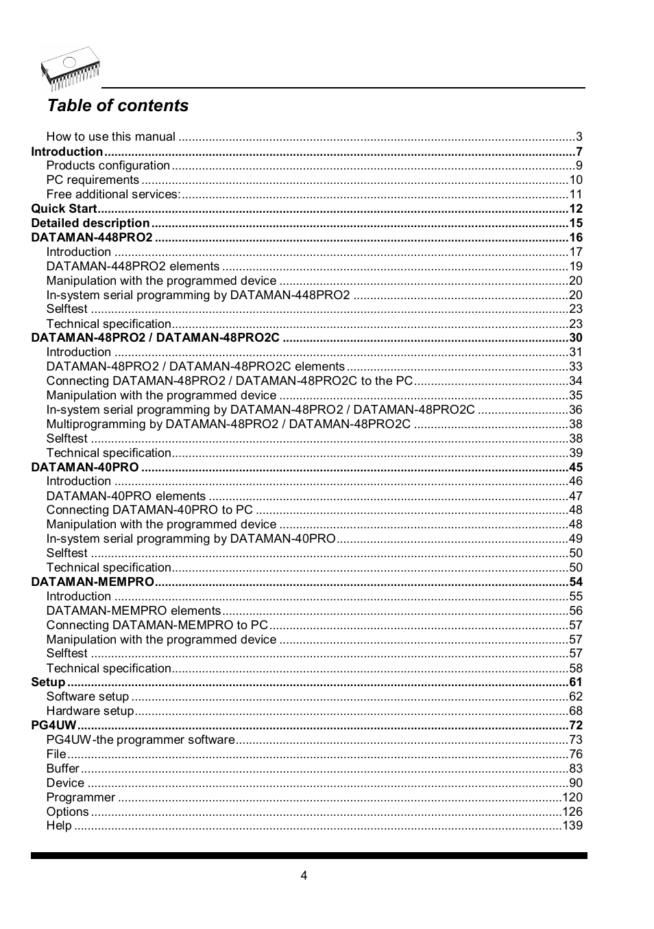 Dataman 40Pro User Manual | Page 4 / 174