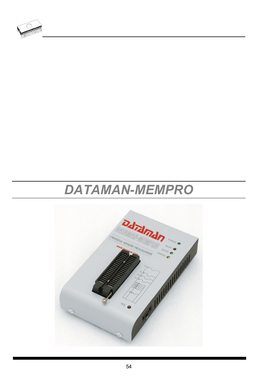 Datamanmempro, Dataman-mempro | Dataman 40Pro User Manual | Page 54 / 174