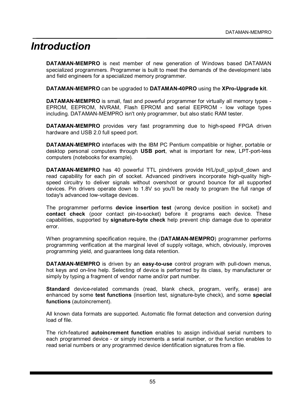 Introduction | Dataman 40Pro User Manual | Page 55 / 174