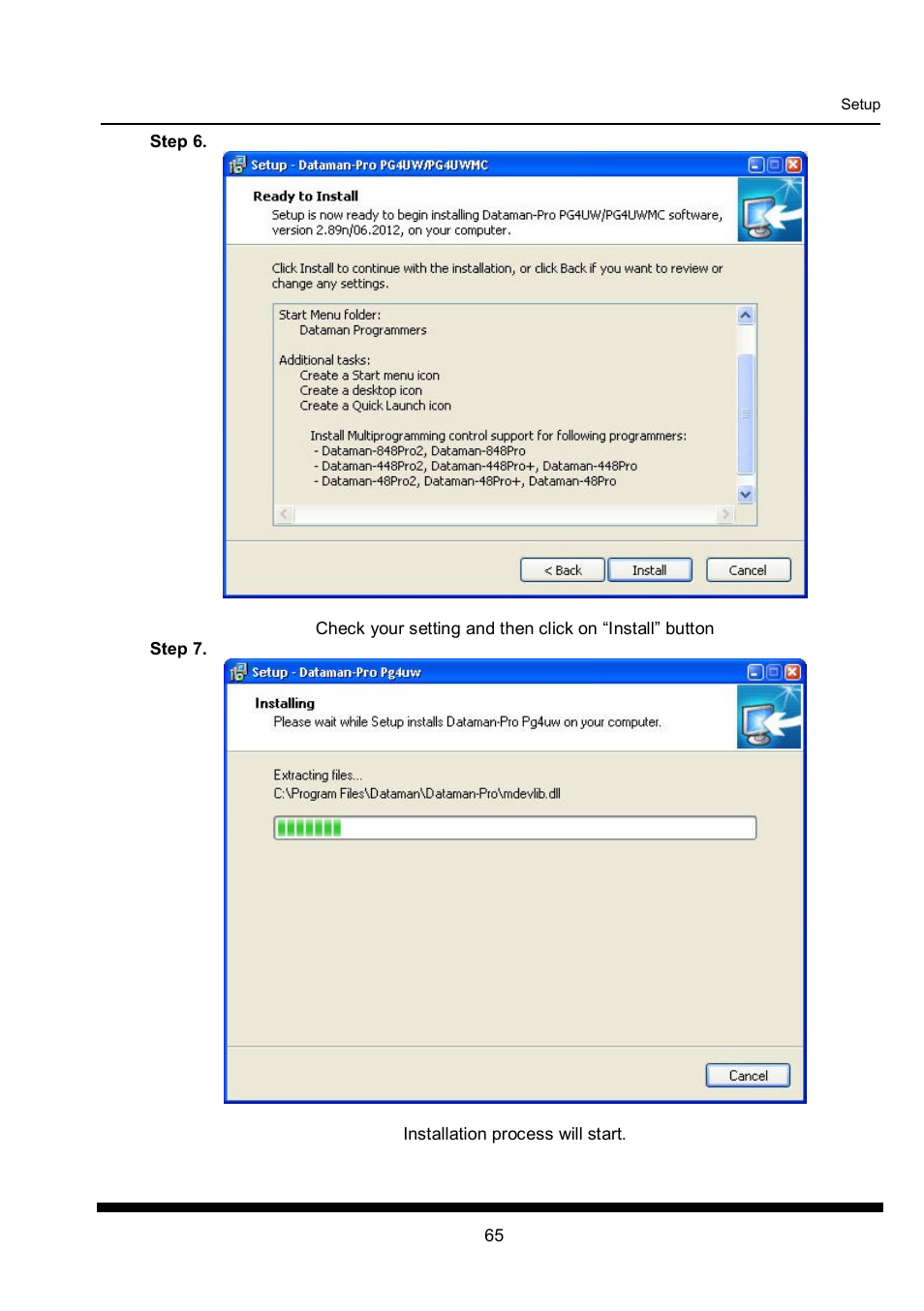 Dataman 40Pro User Manual | Page 65 / 174