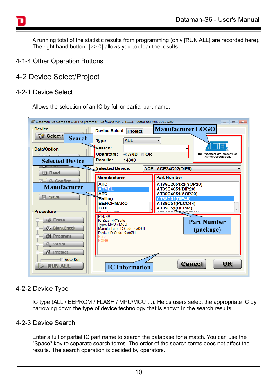 2 device select/project | Dataman S6 User Manual | Page 13 / 35