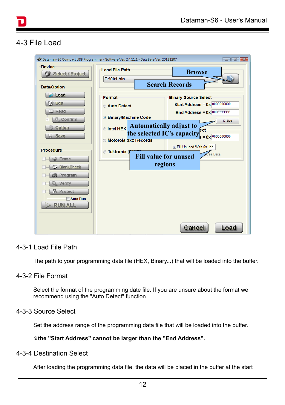 3 file load | Dataman S6 User Manual | Page 15 / 35