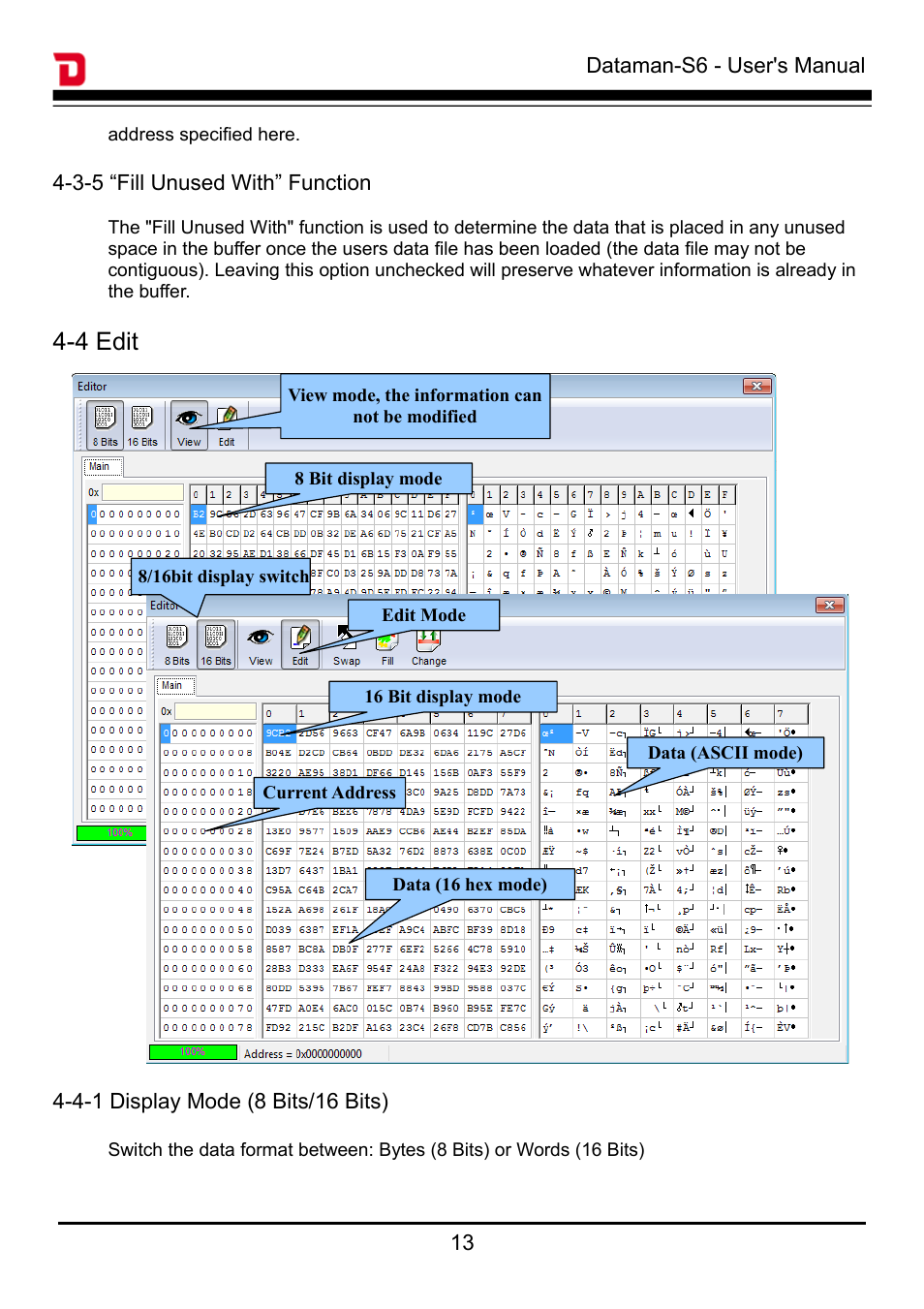 4 edit | Dataman S6 User Manual | Page 16 / 35