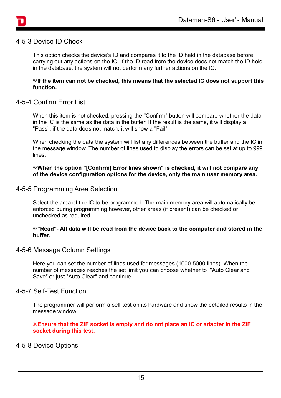 Dataman S6 User Manual | Page 18 / 35