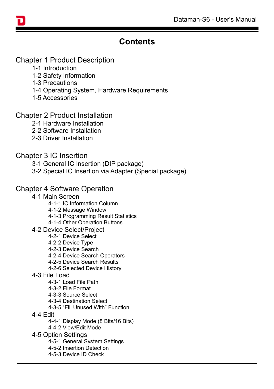 Dataman S6 User Manual | Page 2 / 35