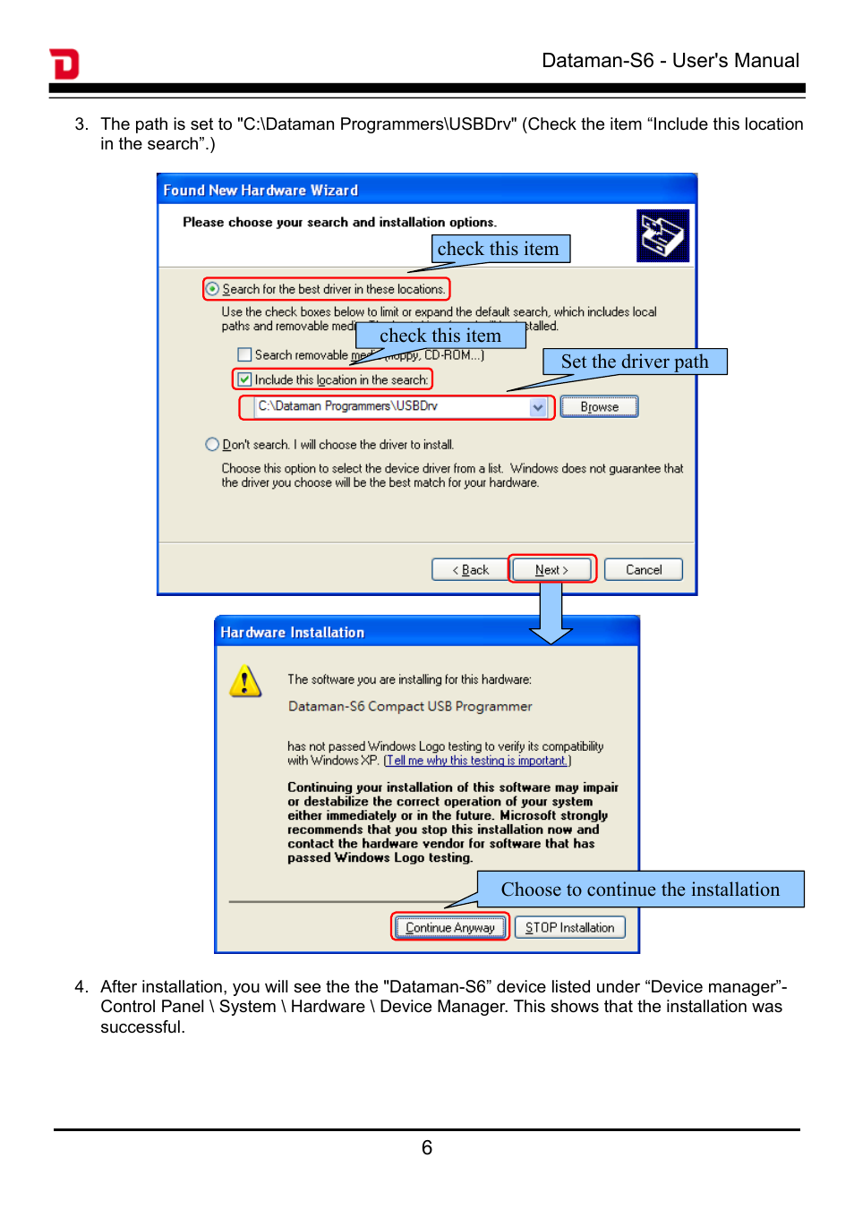 Dataman S6 User Manual | Page 9 / 35