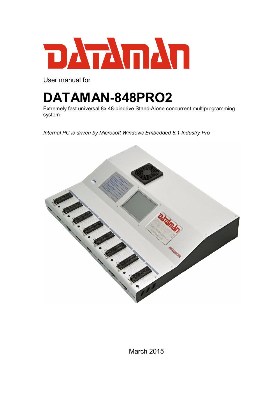 Dataman 848Pro2 User Manual | 50 pages