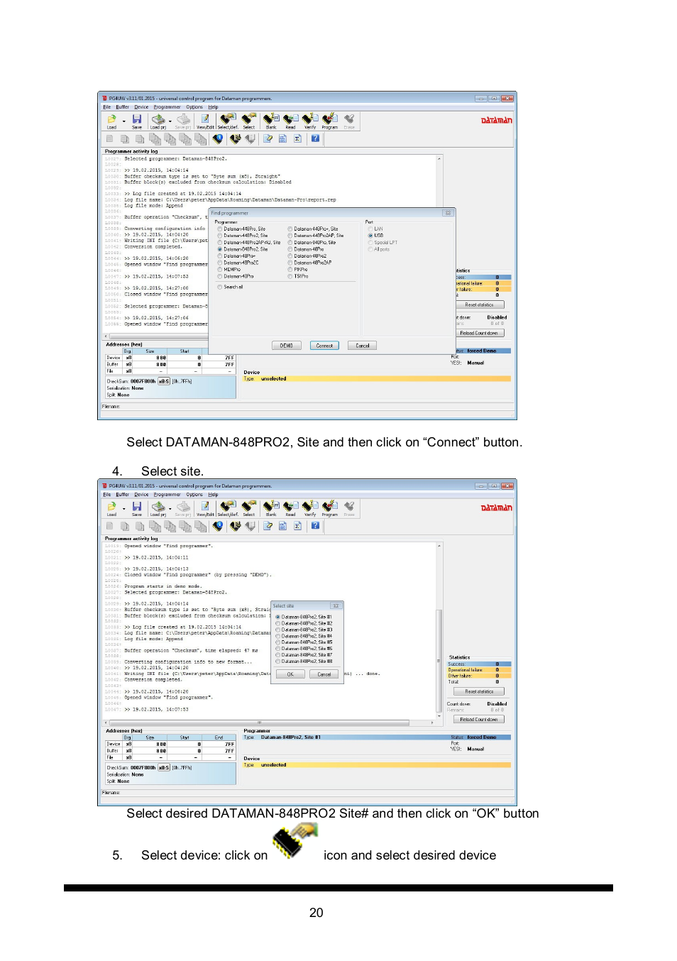 Dataman 848Pro2 User Manual | Page 20 / 50