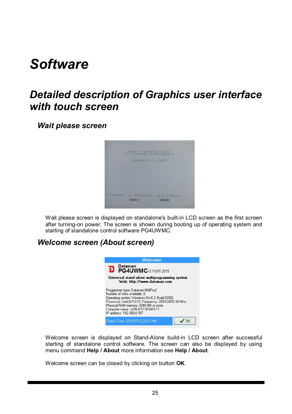 Software | Dataman 848Pro2 User Manual | Page 25 / 50