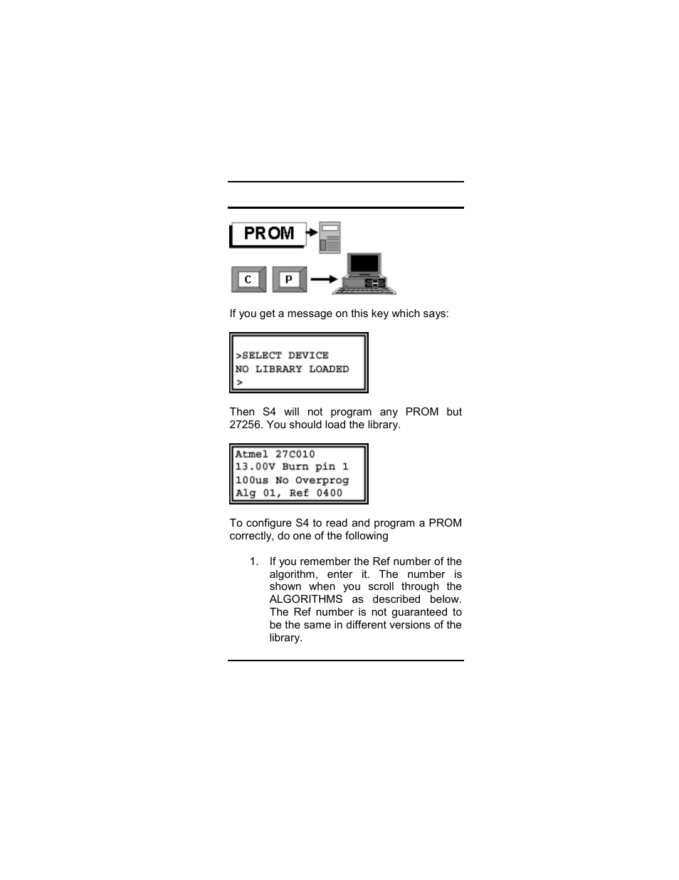 Prom key | Dataman S4 User Manual | Page 20 / 95