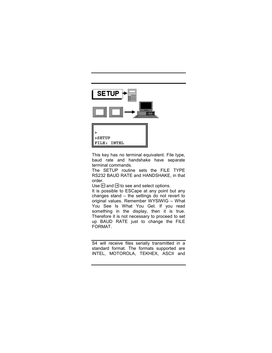 Setup | Dataman S4 User Manual | Page 26 / 95