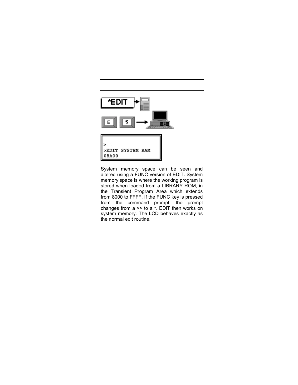 Func edit = edit system ram | Dataman S4 User Manual | Page 74 / 95